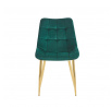 Velvet zöld szék / arany lábak J262-1