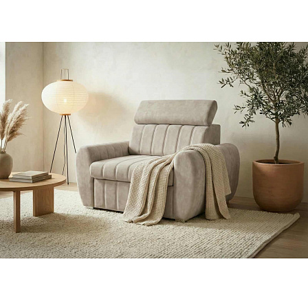 FOTEL Z FUNKCJĄ SPANIA AVERTI 120 CM REGULOWANY ZAGŁÓWEK FOTEL Z FUNKCJĄ SPANIA AVERTI 120 CM REGULOWANY ZAGŁÓWEK