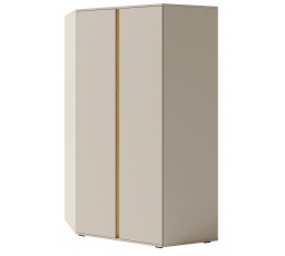 Sarok ruhásszekrény LUCA LC 2, Bézs-homok/Tölgy olajozott