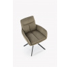 Forgó étkezőszék K536, Olíva/Fekete