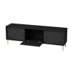 TV komód BULLET RTV-1 RTV 180, fekete/arany