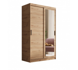 Tolóajtós és tükörrel ellátott Hailey 120 Artisan+Artisan ruhásszekrény