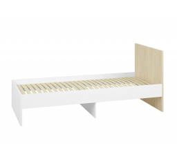 Elmo 14 biały/buk fjord - łóżko