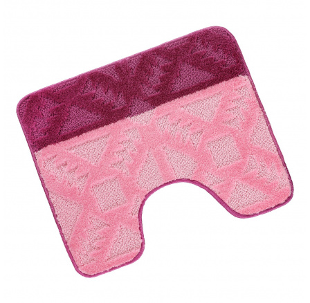 Předložka před WC 60x50cm Geometrie růžová