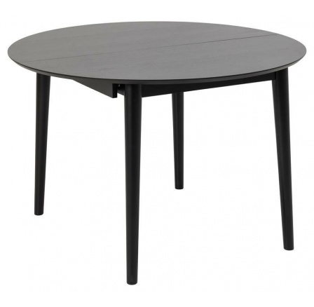 Montreux kerek fekete asztal