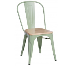 Paris Wood szék zöld fenyő          természetes