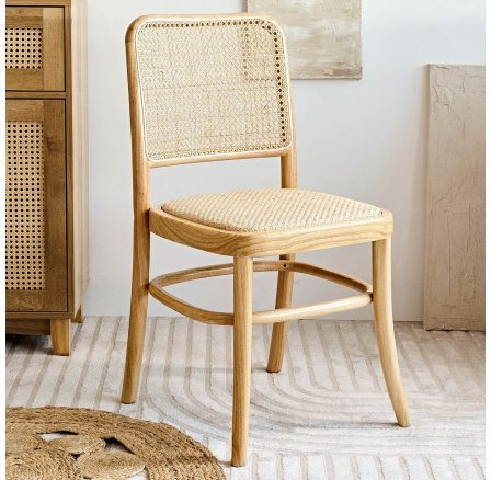 Chair LEGNO rattan natural 49x45x83 cm 871370