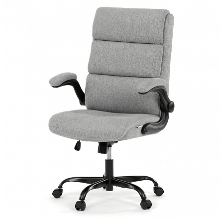 Irodai szék, hintamechanizmus, szürke szövet, KA-K3104 GREY