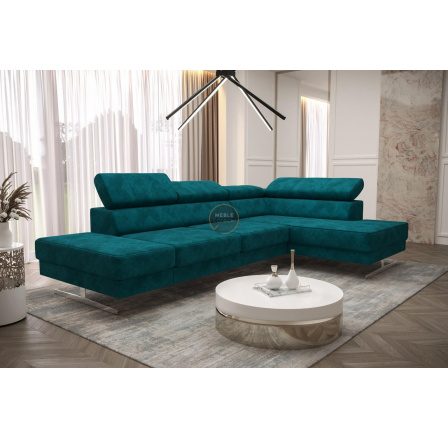 NAROŻNIK EMPORIO MINI 300x180 - prawa , Odcienie turkusu