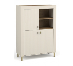 MOSSA MO5 komód, Kasmír/Whisky Tölgy