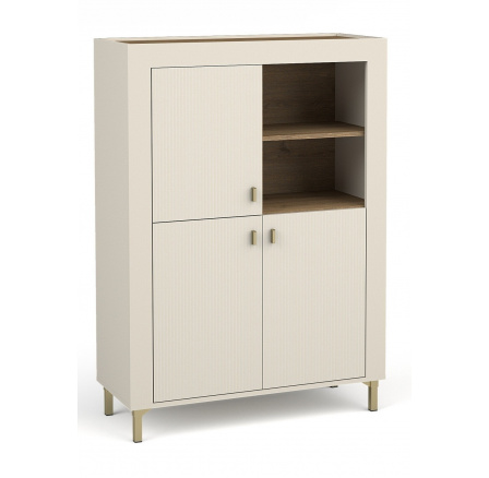 MOSSA MO5 komód, Kasmír/Whisky Tölgy