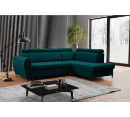 Sedací souprava Faria pravá zelenomodrá