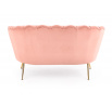 AMORINITO XL kanapé, világos rózsaszín/arany