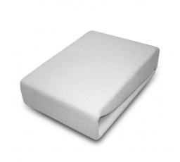 Prześcieradło BAWEŁNIANE popielate - 60 x 120