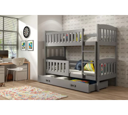 KUBUŚ PIĘTROWE RAMA GRAFIT SZUFLADA GRAFIT 80 X 190 KPL