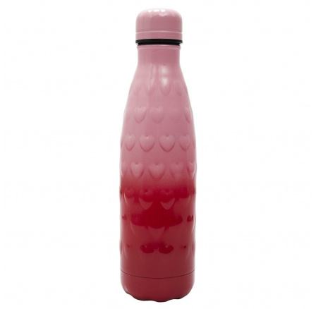 500 ml termoszív rózsaszín-piros