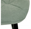 Jídelní židle, zelená, látka, CT-285 GRN2
