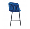 H7-FX bárszék, kék / fekete