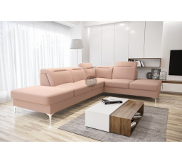 NAROŻNIK TAPICEROWANY OSLO 295x220 - prawa , Odcienie beżu