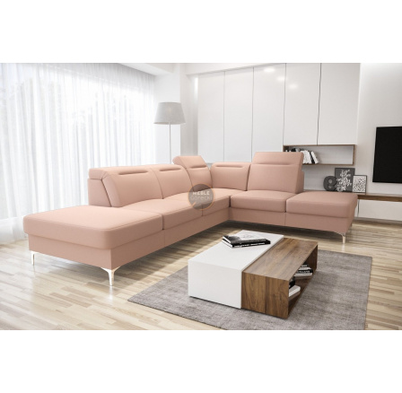 NAROŻNIK TAPICEROWANY OSLO 295x220 - prawa , Odcienie beżu