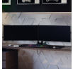 Kettős monitor tartó 49 hüvelyk, szürke-fekete RGB X-Arm Dual