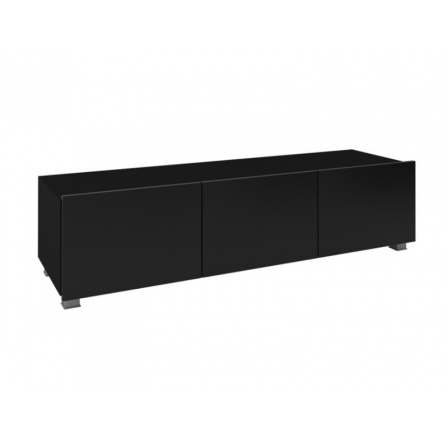 TV komoda CALABRINI C12  150  Černý mat / černý lesk