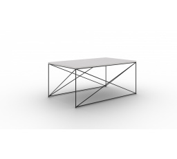 Dante Fehér+Beton Kávézóasztal