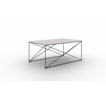 Dante Fehér+Beton Kávézóasztal