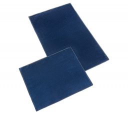 Koupelnová sada předložek GOLD 60x100+60x50cm tmavě modrá
