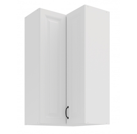 Horní rohová skřínka STELLO - 60x60 GN-108 2F (90­°), Bílá/Bílá