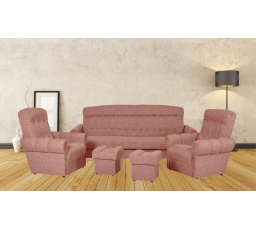 Sedací souprava Simona 3+1+1+2T Malmo 61 růžová