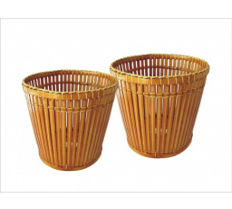 Bambusový obal na květináč set 2 ks