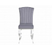 PRINCE étkezőszék, szürke Aksamit 195/króm