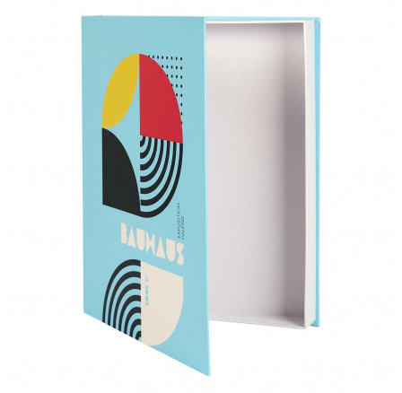 Bauhaus könyv doboz kék