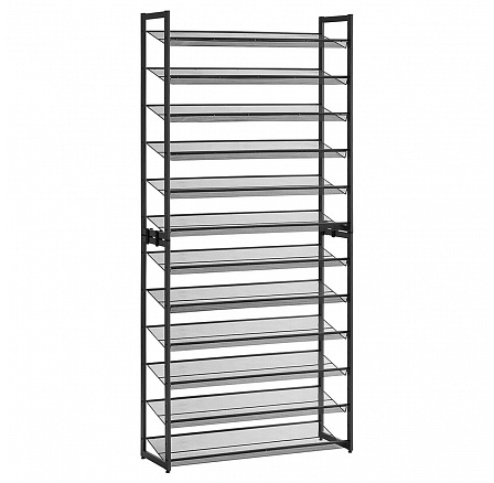 Botník, kov, černá, ABO-E1112 WT
