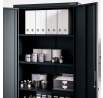 Fém szekrény JAN Compact 1750 x 800 x 400 mm, antracit