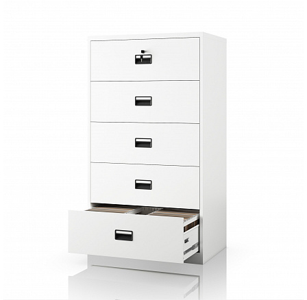 Fehér fém iratszekrény: SARA XL V5, 900 x 1620 x 600 mm Fehér fém iratszekrény: SARA XL V5, 900 x 1620 x 600 mm