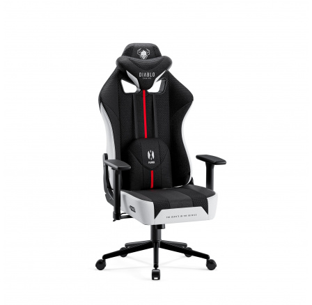 Szövet fotel Player 2.0 Small Fehér-fekete