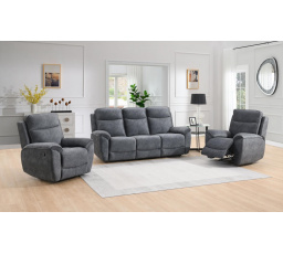 Polohovací sedací souprava Doncaster 3+1+1 014 šedá