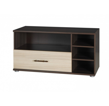 Tv komoda INEZ R15, Dub jasan tmavý/Jasan světlý Tv komoda INEZ R15, Dub jasan tmavý/Jasan světlý