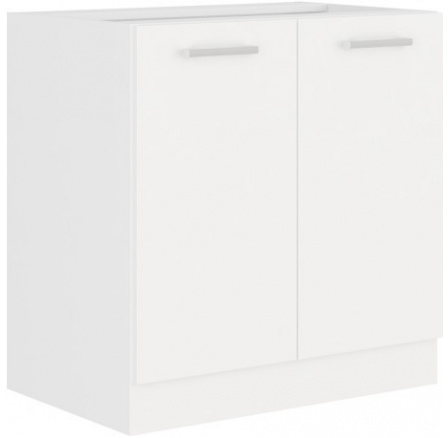Kuchyňská dolní skříňka EDNA 80 D 2F BB, Bílá