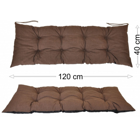 Podsedák 120x40 hnědý melír