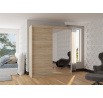Tolóajtós szekrény tükörrel VIKI 180 Sonoma+Sonoma