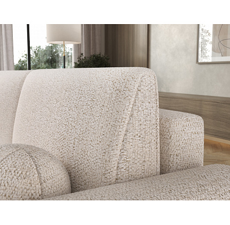 Vianetto corner sofa with sleeping function and storage compartment, light beige chenille, universal Feldor 18 275x130 Symmetrical 1 Vianetto corner sofa with sleeping function and storage compartment, light beige chenille, universal Feldor 18 275x130 Symmetrical 1