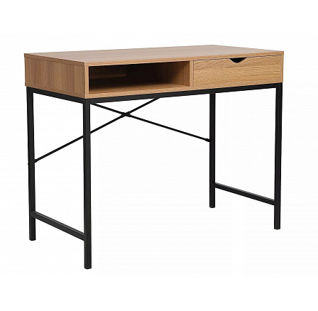 Íróasztal B-027, Tölgy/Fekete