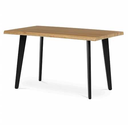 Jídelní stůl 130x80cm, mdf, divoký dub, HT-F4413 OAK