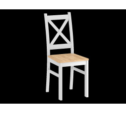 Fehér szék ülés arany tölgy craft CARLO