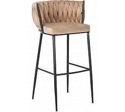 Hoker FLORES Beżowy Welurowy