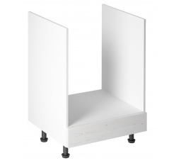 Konyhai alsó szekrény - PROWANSJA D60ZK, Fehér/Andersen fenyő