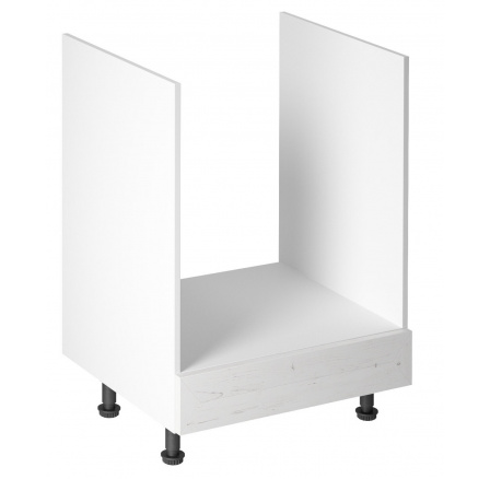 Konyhai alsó szekrény - PROWANSJA D60ZK, Fehér/Andersen fenyő